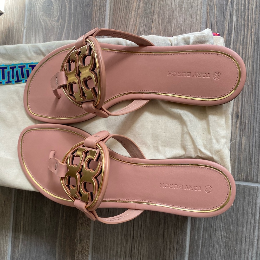 Tory Burch Metal Miller Sandal - Picture 11 of 12